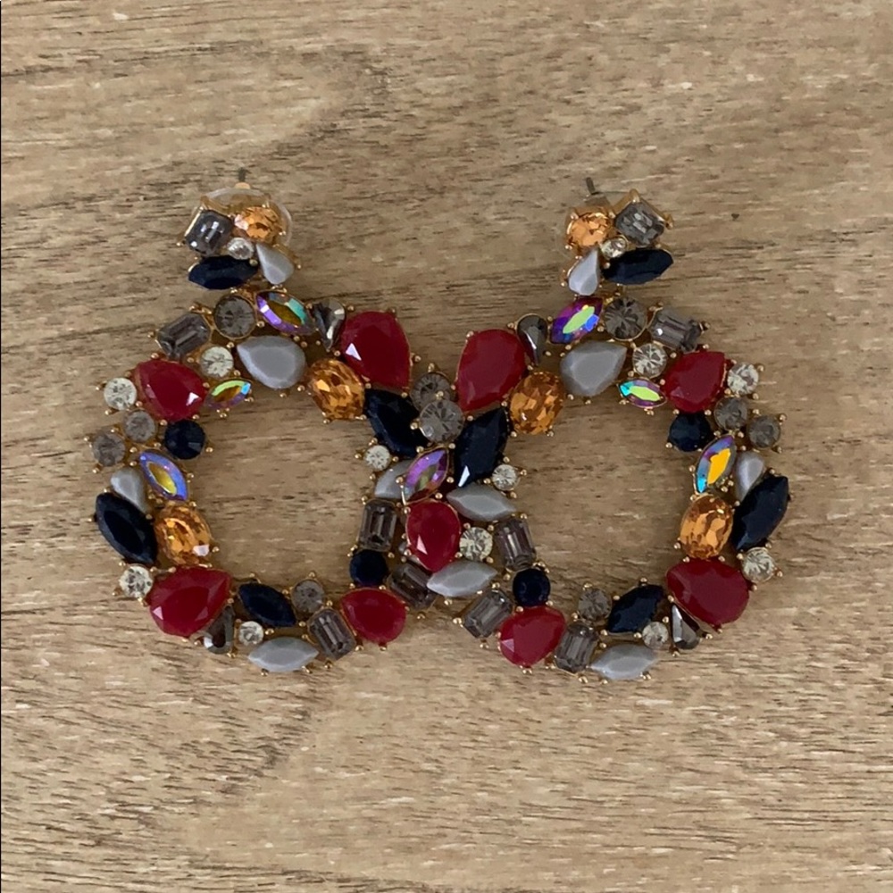 J. crew Factory jeweled earrings
